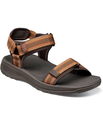 Nunn Bush Mens Huck Sport Sandal Strap Sandals In Brown