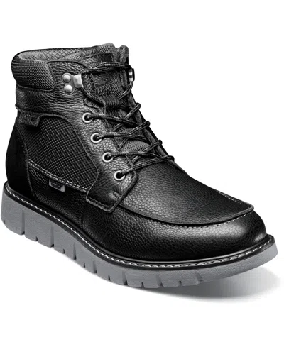 Nunn Bush Men's Karnak Moc Toe Boot In Black Tumble