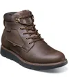 Nunn Bush Men's Karnak Plain Toe Boot In Brown Charcoal