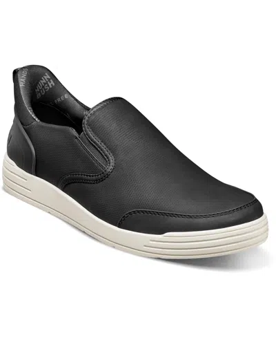 Nunn Bush Men's Kore City Walk Ez Moc Toe Slip On Sneaker In Black