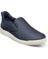 Nunn Bush Men's Kore City Walk Ez Moc Toe Slip On Sneaker In Navy