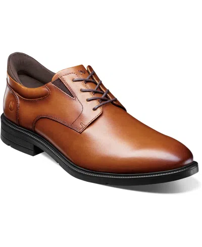 Nunn Bush Men's Kore Ez Icon Plain Toe Oxfords In Brown