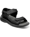 Nunn Bush Men's Laguna 3-strap River Sandal In Black