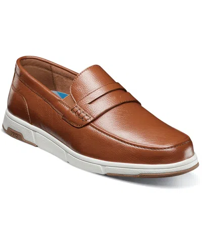 Nunn Bush Men's Luca Moc Toe Penny Loafer In Cognac