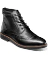 Nunn Bush Odell Ii Wingtip Boot In Black