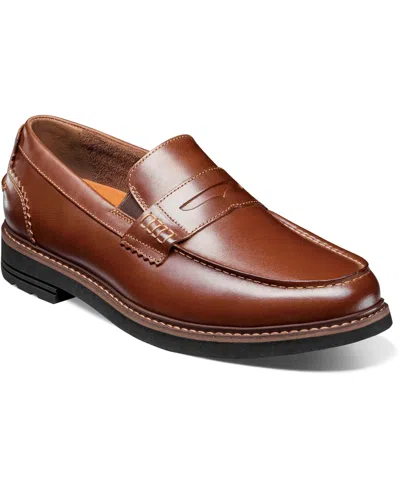 Nunn Bush Men's Odin Ii Moc Toe Penny Loafers In Brown