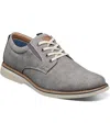 Nunn Bush Men's Otto Canvas Plain Toe Oxford Shoes In Stone