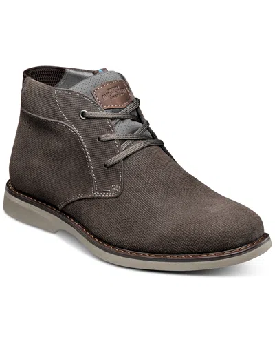 Nunn Bush Men's Otto Plain Toe Chukka Boots In Gray
