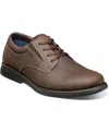 Nunn Bush Men's Otto Plain Toe Oxfords In Brown Ch