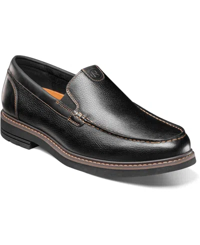 Nunn Bush Men's Owen Ii Moc Toe Venetian Loafers In Black