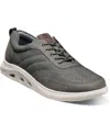 Nunn Bush Men's Ponte Knit Moc Toe Sneaker In Gray