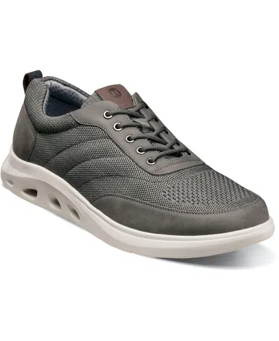 Nunn Bush Men's Ponte Knit Moc Toe Sneaker In Gray
