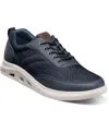 Nunn Bush Men's Ponte Knit Moc Toe Sneaker In Navy