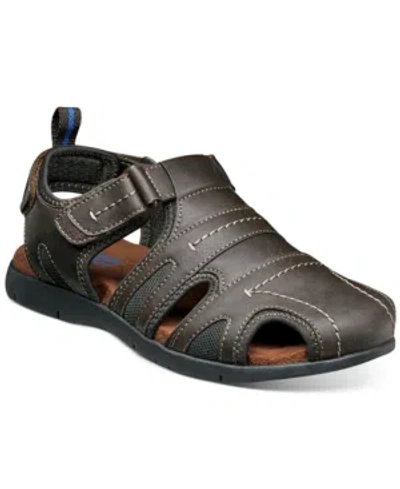 Nunn Bush Men's Rio Grande Closed Fisherman Sandals In Brown
