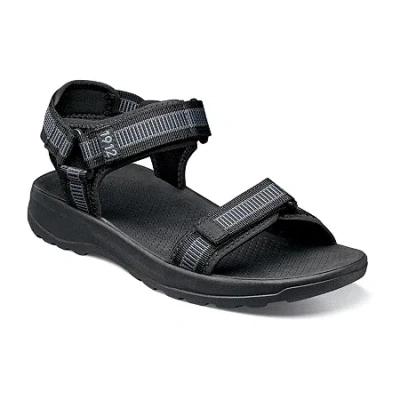 Nunn Bush Mens Huck Sport Sandal Strap Sandals In Black