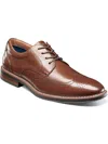 Nunn Bush Men's Centro Flex Plain Toe Oxfords Men's Shoes In Brown