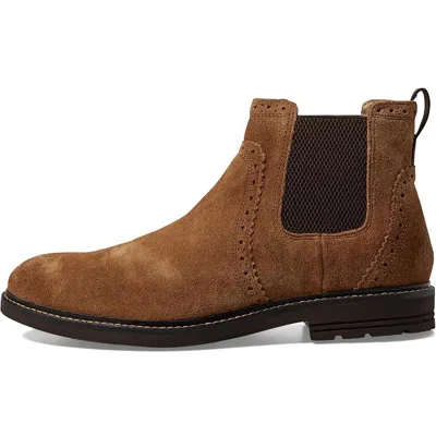 Nunn Bush Mens Textured Leather Chukka Boots