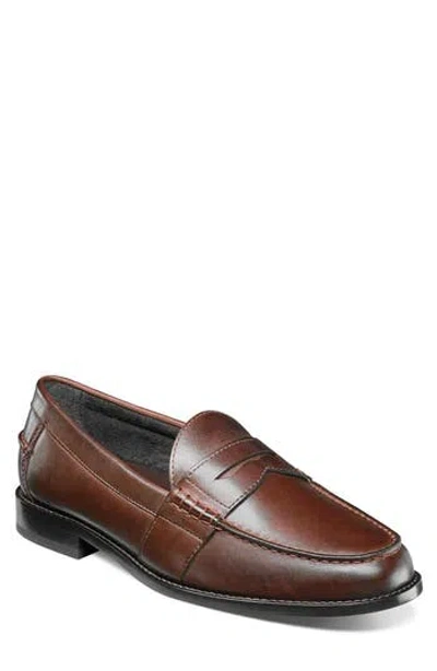Nunn Bush Noah Penny Loafer In Brown