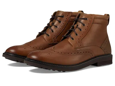 Nunn Bush Odell 2.0 Wingtip Dress Casual Chukka Leather Boots In Brown