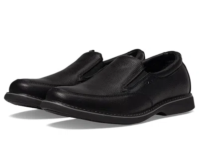 Nunn Bush Otto Plain Toe Slip-on In Black