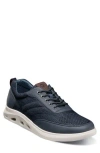 Nunn Bush Men's Ponte Knit Moc Toe Sneaker In Navy Multi
