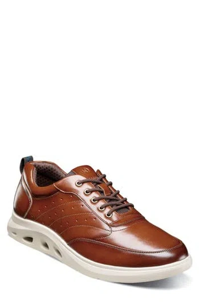 Nunn Bush Ponte Moc Toe Sneaker In Cognac Multi
