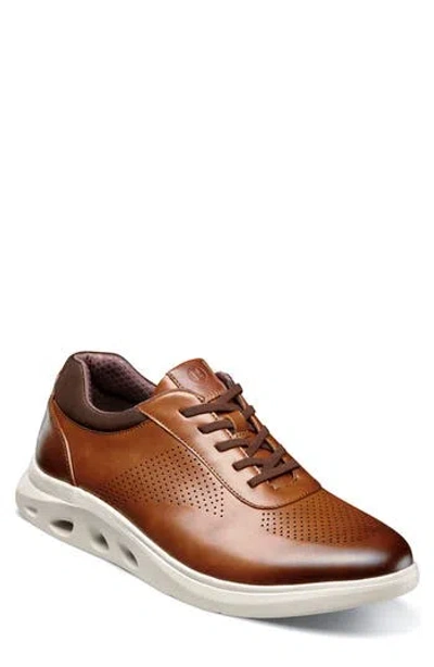 Nunn Bush Ponte Perforated Sneaker In Brown