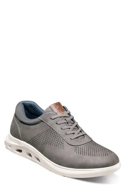 Nunn Bush Ponte Perforated Sneaker In Gray