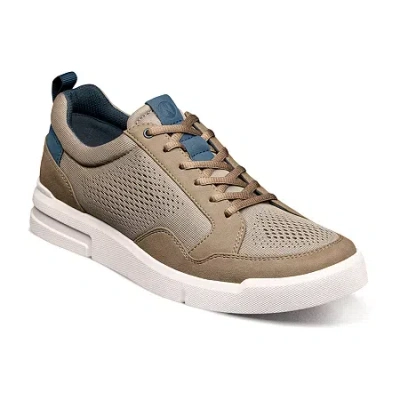 Nunn Bush Rally Mesh Sneaker Mens Moc Closed Toe Oxford Shoes In Neutral