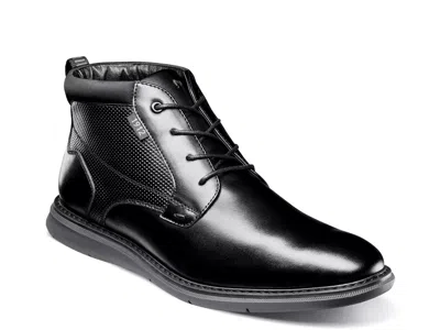 Nunn Bush Wide Width Chase Chukka Boot In Black