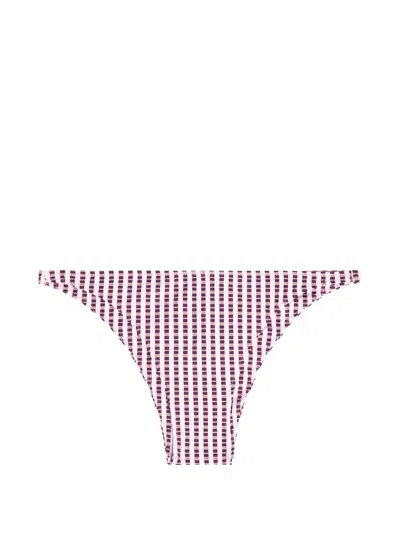 Nuno Check-pattern Bikini Bottoms In Multi