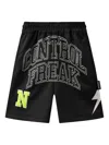 Nununu Graphic-print Shorts In Black