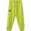 Nununu Kids' Champion Cotton Sweatpants In Hot Lime
