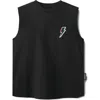 Nununu Kids' Dizzy Bolt Sleeveless Graphic Tank In Black