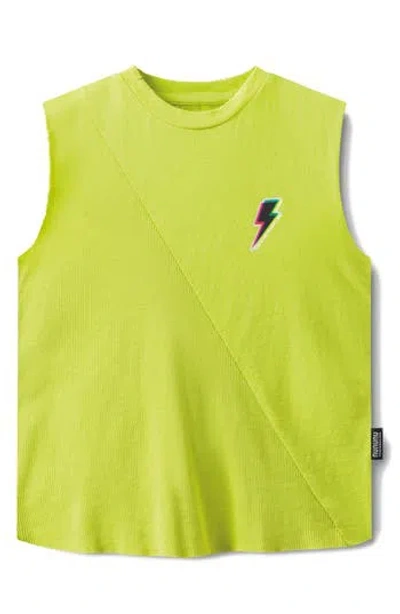 NUNUNU NUNUNU KIDS' DIZZY BOLT SLEEVELESS GRAPHIC TANK
