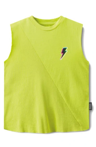NUNUNU NUNUNU KIDS' DIZZY BOLT SLEEVELESS GRAPHIC TANK