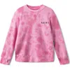 Nununu Kids' Mega Tie Dye Sweatshirt In Super Pink