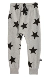 Nununu Kids' Star Baggy Pants In Heather Grey