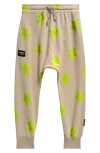 Nununu Kids'  Star Baggy Pants In Smokey Natural