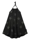 Nununu Star-print Dress In Black