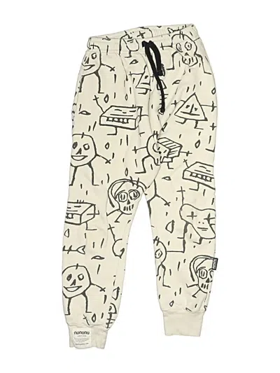 Pre-owned Nununu Kids' Sweatpants In Ivory