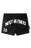 Nununu Team  Surf Swim Trunks In Black