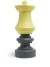 Nuove Forme Chess King Decorative Piece In Grey