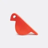 Nuove Forme Decorative Ceramic Bird In Red