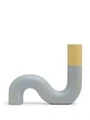 Nuove Forme Pidou Shape S Ceramic Vase In Blue