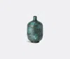 Nuove Forme Engraved Vase In Blue Ceramic In Blue