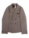 Nupkeet Double-breasted Blazer In Beige