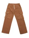 Nupkeet Pleated Long Pants, Pockets, Branded Velvet Drawstring In Multi
