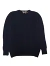 Nupkeet Ribbed Crew Neck Long Sleeve Sweater In Multi