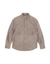 Nupkeet Babies'  Toddler Boy Shirt Khaki Size 6 Leather In Neutral